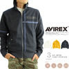 AVIREX L/S TAPING STAND ZIP BLACK 6153476画像