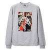 OBEY BASIC CREW NECK FLEECE "POST NO BILLS" (HEATHER GRAY)画像