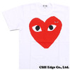 PLAY COMME des GARCONS レッドハートプリント Tシャツ画像