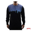APPLEBUM CITY CREW SWEAT BLACK画像
