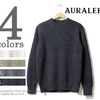 AURALEE SUPERFINE WOOL RIB KNIT P/O A6AP01RK画像