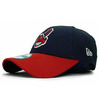 NEW ERA CLEVELAND INDIANS 9FORTY 6-PANEL CAP NAVYxRED MLNECLI157画像