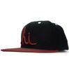 In4mation HI CARDS SNAPBACK BLACKxCARDINAL IMT152画像