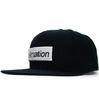 In4mation BLOCK STANDARD SNAPBACK BLACK IMT149画像