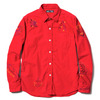 SOFTMACHINE STITCHED FLANNEL (RED)画像