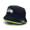 NEW ERA SEATTLE SEAHAWKS STUNT BUCKET HAT NAVY HEATHER QTNESSH043画像