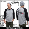 STUSSY Basic Logo 3/4 Raglan 114841/114861画像