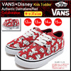 VANS × Disney Kids Toddler Authentic Dalmatians/Red VN-01T0I0I画像