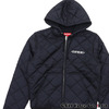 Supreme × INDEPENDENT Quilted Nylon Jacket BLACK画像