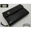 BLACK SIGN Cordovan Black Eye Round Short Wallet BSFA-15602B画像