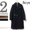 SCYE BASICS ウールカシミヤメルトンモーターサイクルコート 5115-73510画像