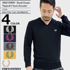 FRED PERRY Wool Classic Tipped V Neck Sweater K7210画像