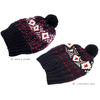 INVERALLAN 25B FAIRISLE ARAN HAND KNIT CAP w/pom pom画像