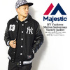Majestic NY YANKEES MELTON LETTERMAN VARSITY JACKET MM23-NYK-0047画像