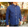 Cushman INDIGO POLKA DOT B.D SHIRT 25506画像