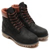 Timberland ICON 6" PREMIUM BOOT BLACK NB W/QUILTED PANEL A119L画像