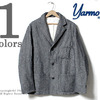 Yarmo WOOL LINEN HERRINGBONE DRIVER JACKET画像