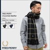 FRED PERRY Check Knit Muffler JAPAN LIMITED F19651画像