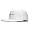 Diamond Supply Co. STONE CUT QUILTED SNAPBACK WHITE DMD233画像