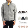 AVIREX STENCIL HEAVY SWEAT STAND ZIP 6153576画像