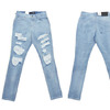 RUSTIC DIME DENIM RIPPED TAPER FIT SKINNY SAINT VERNON画像