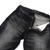 the POOL aoyama DENIM BY VANQUISH & FRAGMENT BLACK WIDE STRAIGHT DENIM BLACK画像