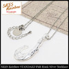 SR'ES Rainbow STANDARD Fish Hook Silver Necklace ACS00946画像