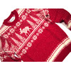 INVERALLAN #113022 SHETLAND JACQUARD DEER CREWNECK SWEATER/tudor画像