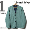 FRANK LEDER カラードコットンリネンカーディガン ファブリックウォッシュド 0647124画像