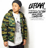 LEFLAH PATTERNED ALL OVER DOWN JACKET -CAMOUFLAGE-画像