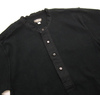 BLACK SIGN Super Heavy Weight Cotton Henley Neck Amish Under Wear BSFN-15301B画像