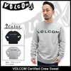 VOLCOM Certified Crew Sweat A4641500画像