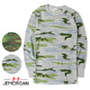 J.E.MORGAN 迷彩 クルーネック サーマル ロング スリーブ TEE J5091画像