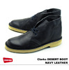 Clarks DESERT BOOT NAVY LEATHER 26112780画像