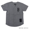 BLACK SCALE B LOGO BASEBALL JERSEY BSSK025画像