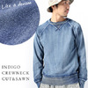 CORISCO INDIGO CREW NECK 136116画像