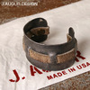 J.AUGUR DESIGN Silver With Vintage Leather Brace画像