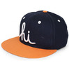 In4mation HI SNAPBACK NAVYxORANGE IMT159画像