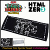 HTML ZERO3 × 劇場版 TIGER & BUNNY -The Rising- Guttarelax Precious Trio Sports Towel ACS182画像