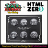 HTML ZERO3 × 劇場版 TIGER & BUNNY -The Rising- Guttarelax Precious Trio Can Badge Set ACS181画像