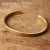 STUDEBAKER METALS FLAT CUFF BRACELET BRASS画像