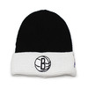 adidas BROOKLYN NETS NBA TEAM CUFFED KNIT BEANIE BLACKxWHITE LVADBKN015画像