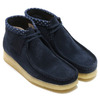Clarks Originals DESERT WALLABEE BOOT NAVY/MULTI 26108373画像