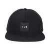 HUF BOX LOGO SNAPBACK CAP BLACK画像