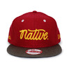 FITTED HAWAII WAIWAI NATIVE SNAPBACK REDxBROWN NEFTH112画像
