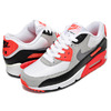 NIKE WMNS AIR MAX 90 OG "INFRARED" wht/cool gry-n.gry-blk 742455-100画像