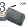 Scye CALF LUX シボ革Lジップレザーウォレット 3316-31102画像