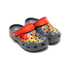 crocs CLASSIC MCQUEEN CLOG KIDS CHARCOAL/TRUE RED 202676-02H画像