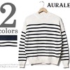 AURALEE ギザ スーパーソフト プルオーバー コットンニット セーター A6SP01GS画像