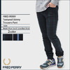 FRED PERRY Textured Skinny Trousers Pant JAPAN LIMITED F4394画像